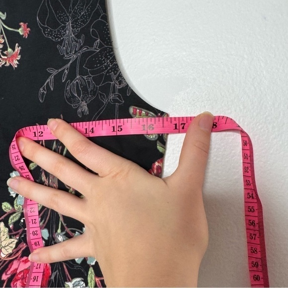 Rebecca Taylor floral print v neck peplum sleeveless blouse - Picture 10 of 10